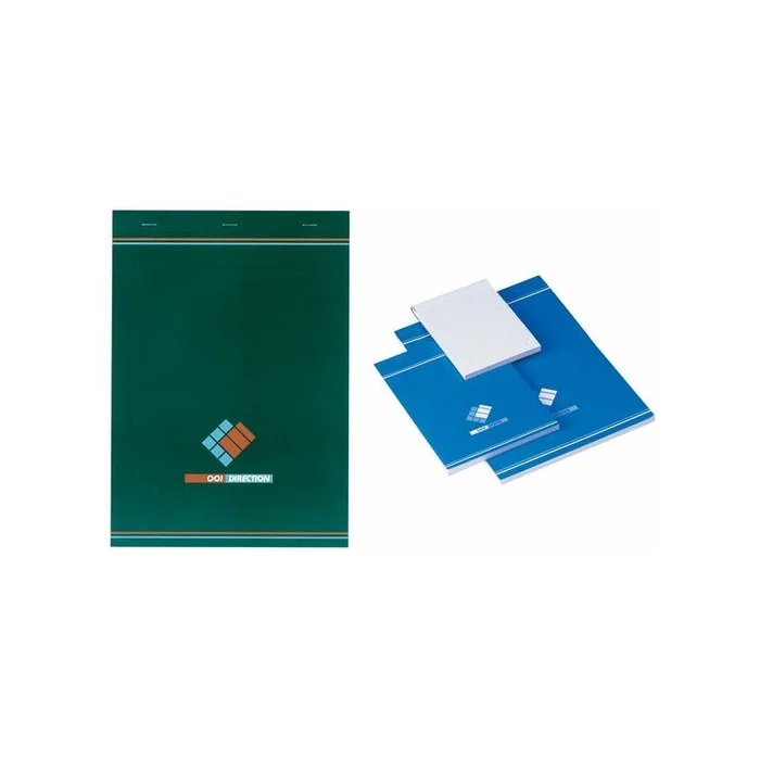 001BLOC Bloc-notes 001, quadrillé, A4, (L)210 x (H)297 mm