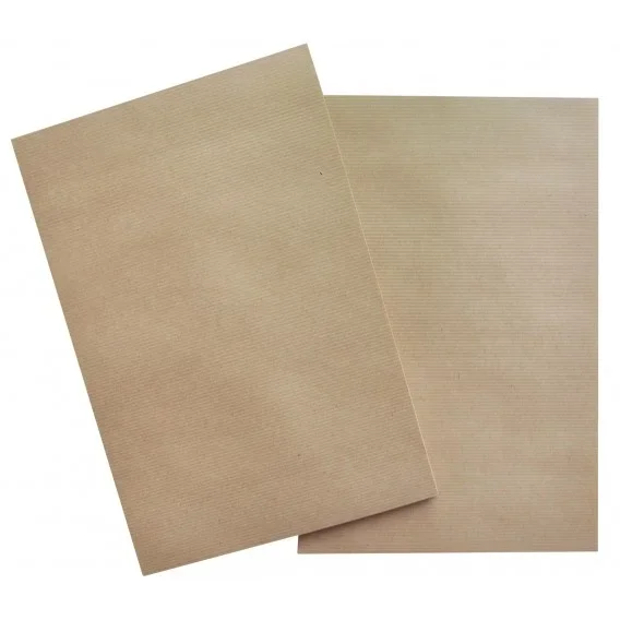100 FEUILLES PAPIER KRAFT VERGE A4 120G