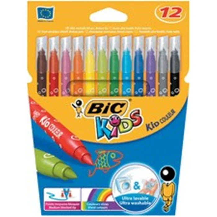 12 etuis Feutres KIDS Couleur – medium – étui de 12 –