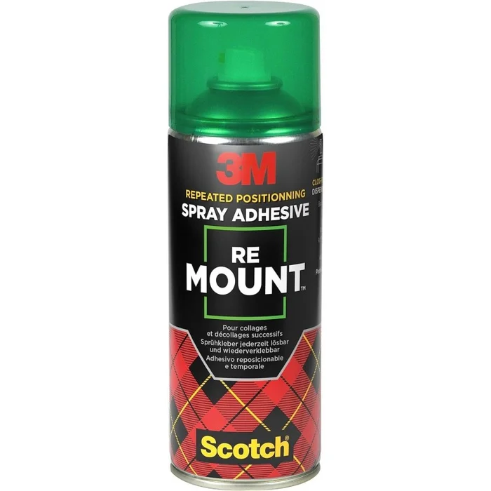 3M Colle Aérosol Repositionnable Remount 400 ml