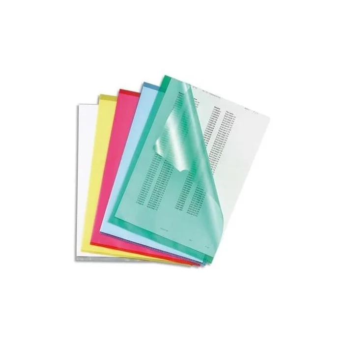 5 ETOILES Boîte de 100 pochettes-coin coloris assortis en polypropylène 12/100e assortis