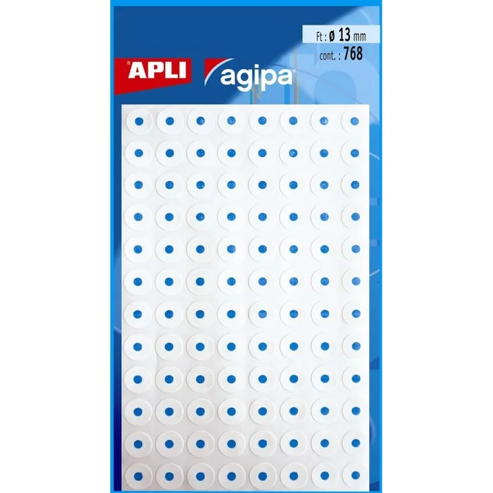 AGIPA Pochette de 768 oeillets Diamètre 13 mm