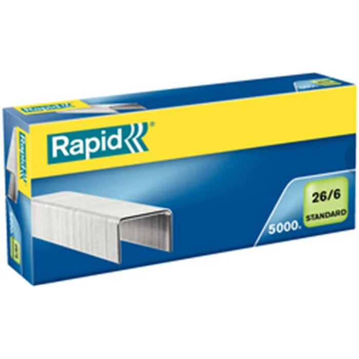 Agrafes Rapid Standard 26/6 – galvanisé – 5 000 pièces
