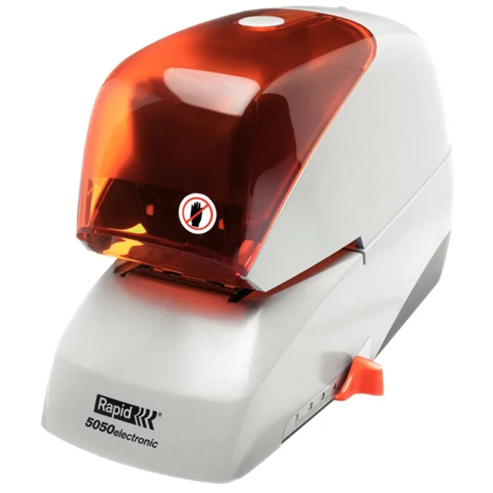 Agrafeuse electrique – agrafage sans effort 50 feuilles – orange