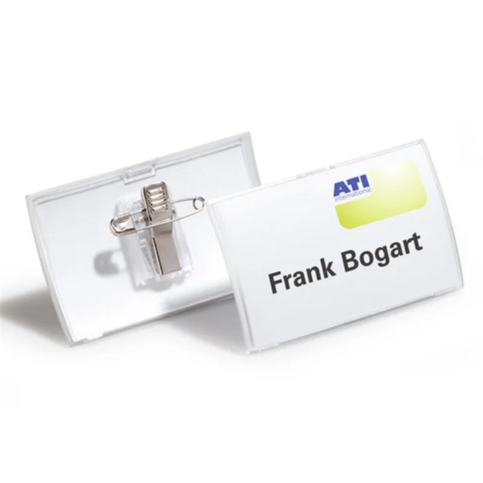 Badge avec pince et épingle – 25 badges identification