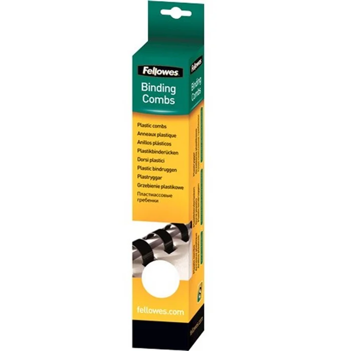 Baguettes de reliure plastique – 6 mm – blanc – 25 pièces