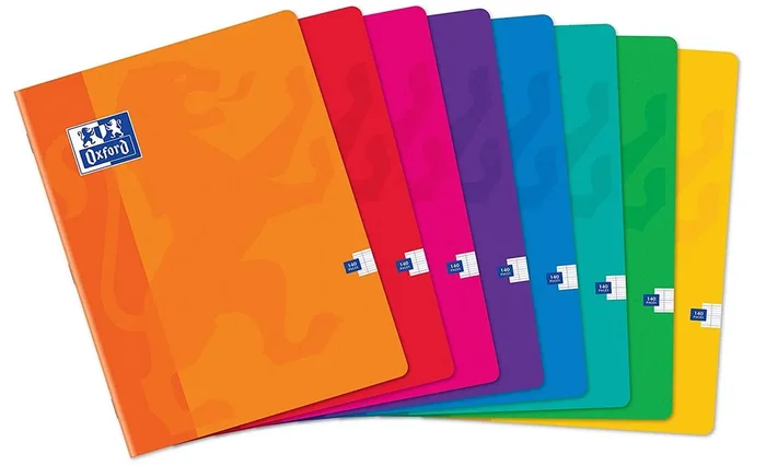 Cahier – 140 pages Grands carreaux – 240 x 320 mm OXFORD