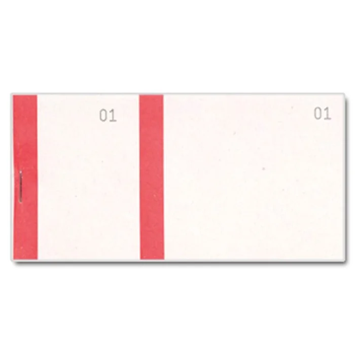 Carnet de Tombola Rouge 2 Volets – Lot de 10 pour Événements