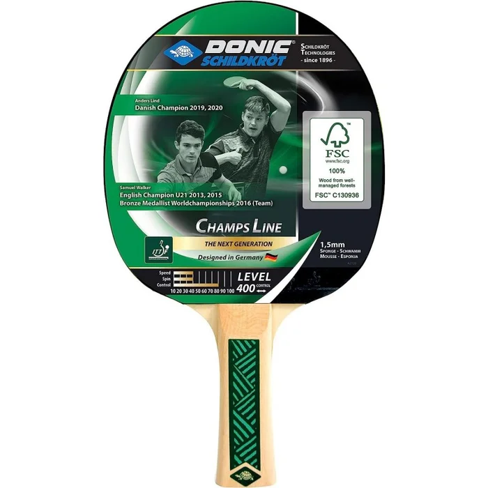 DONIC SCHILDKRÖT Raquette de ping-pong « Champs Line 400 » FSC