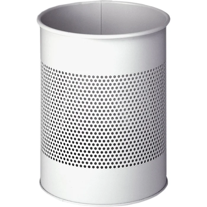 DURABLE Corbeille papier METAL, ronde, 5 litres, gris
