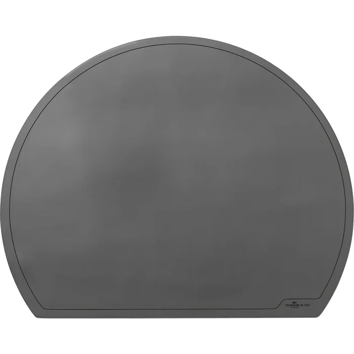 DURABLE Sous-main semi-circulaire, 650 x 520 mm, noir
