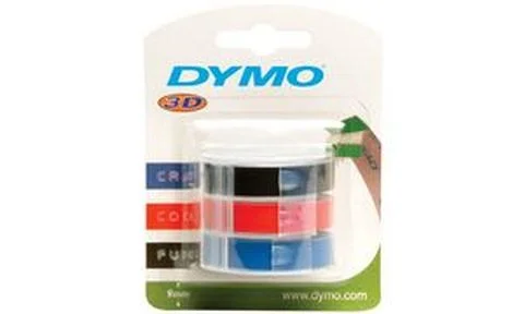 DYMO Ruban d’estampage noir largeur 9 mm