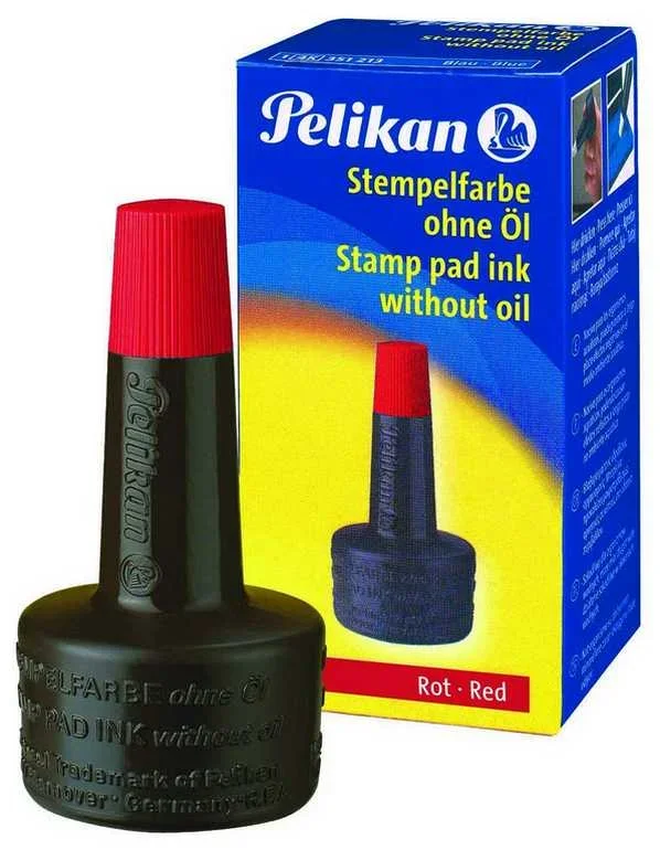 Encre pour Tampon encreur 4K – Rouge PELIKAN