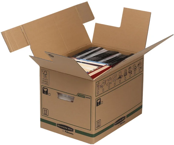 Fellowes BANKERS BOX TRANSIT carton de déménagement SmoothMo (x5)
