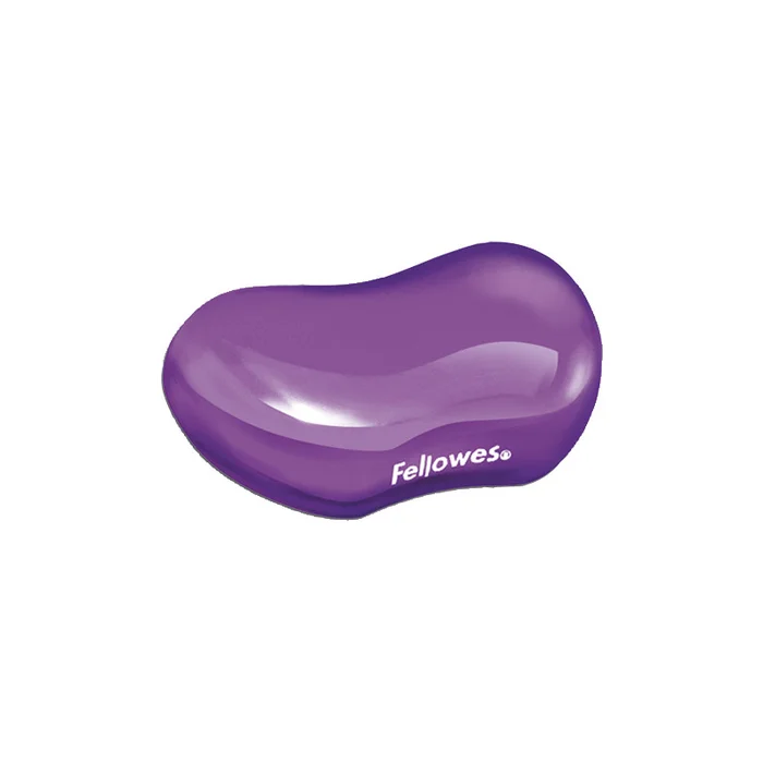Fellowes Repose-poignet pour souris Crystal Gel, violet