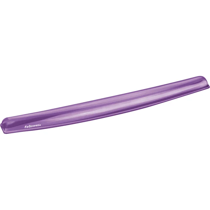 Fellowes Repose-poignets pour clavier Crystals Gel, violet