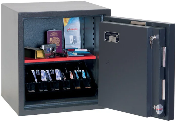 phoenix Coffre-fort anti-effraction MERCURY HS2051E, gris