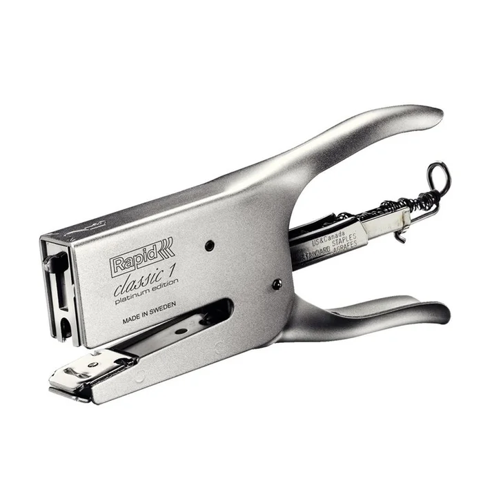 Pince agrafeuse Classic K1 – Rapid 24 – Platinium Edition spécial 70 ans