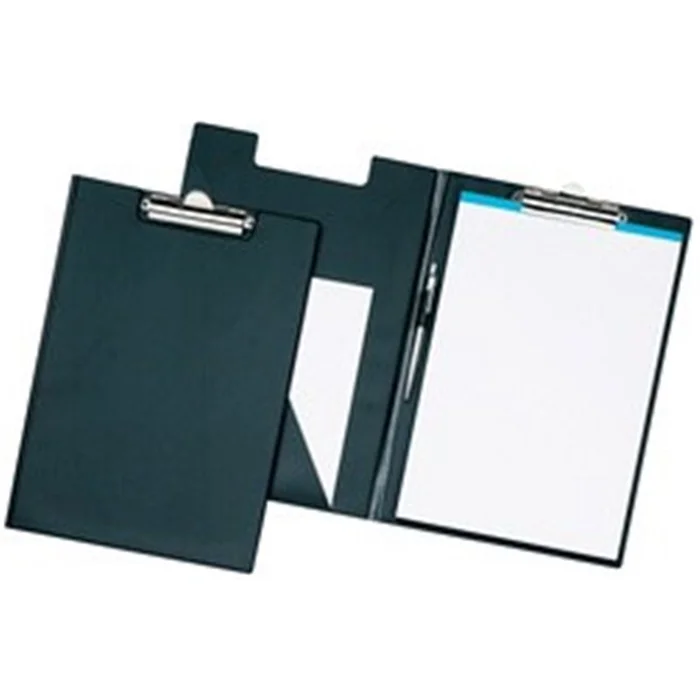 Porte-bloc A4 avec Couverture et Pince – PVC, assorties
