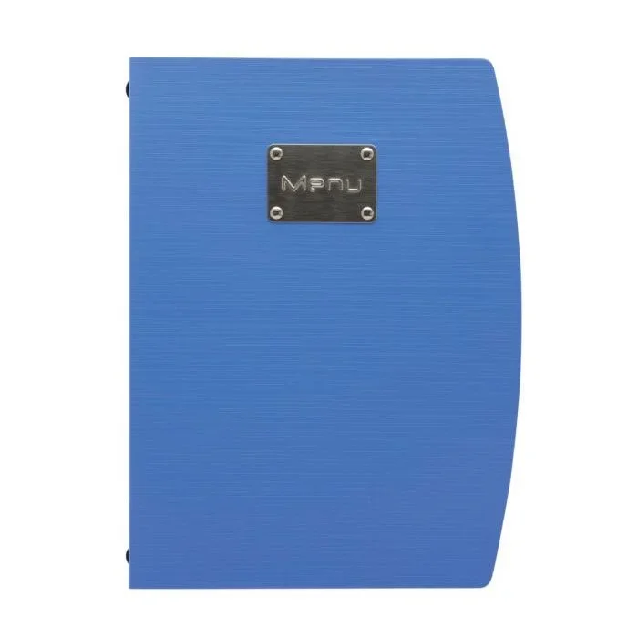 Protège-menus A4 en plastique – Bleu SECURIT Rio Menu