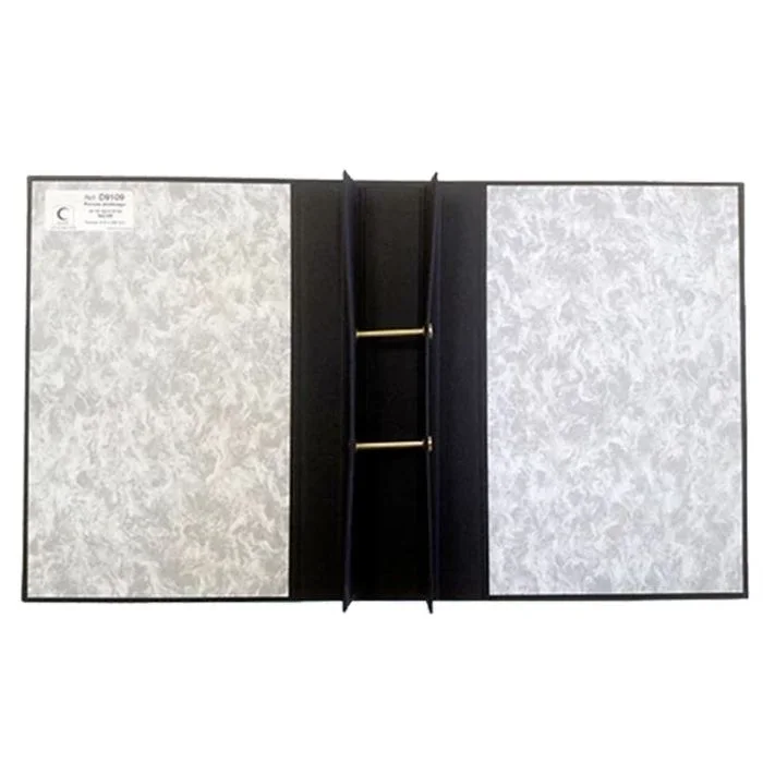 Reliure d’archive de Notaire – Sans vis apparentes – Noir ELVE