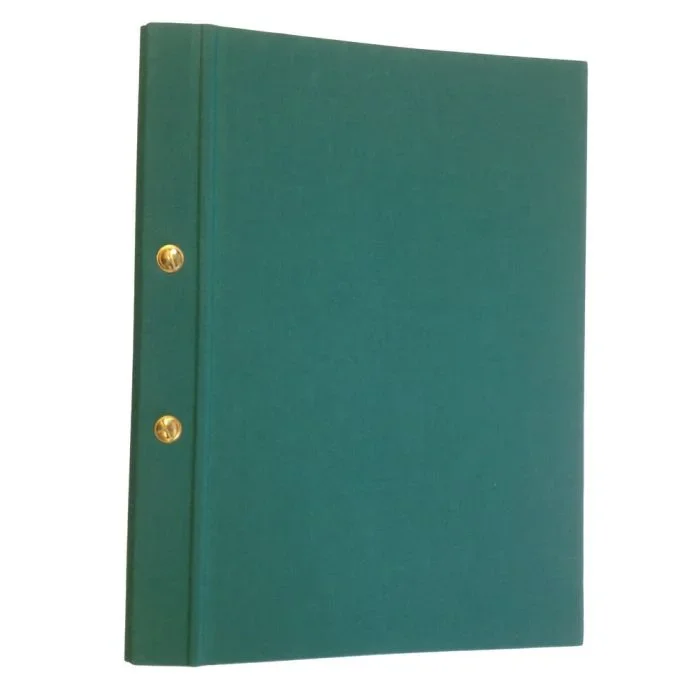 Reliure d’archive de Notaire – Vert ELVE