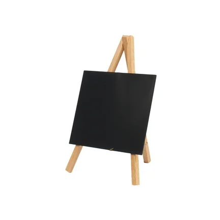 Securit Ardoise de table MINI avec trépied, hêtre