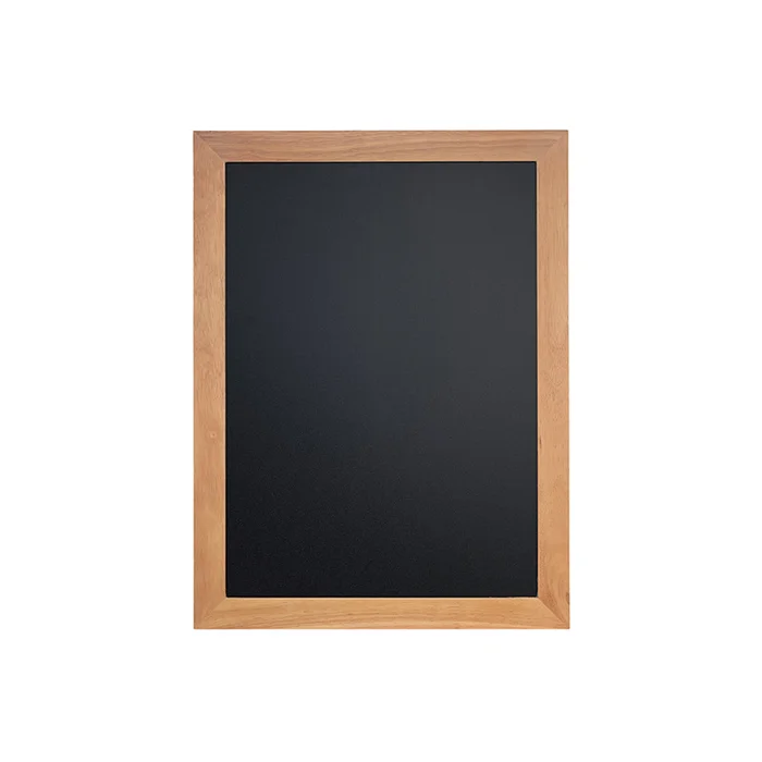 Securit Ardoise murale UNIVERSAL, avec cadre en bois, teck