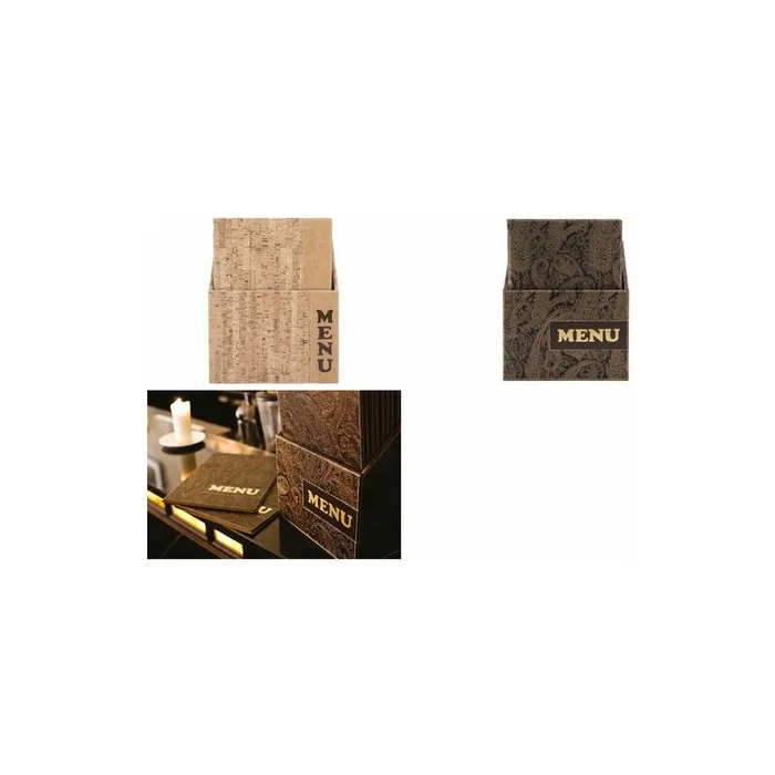 Securit Protège-menus DESIGN PAISLEY, A4, boîte de 10