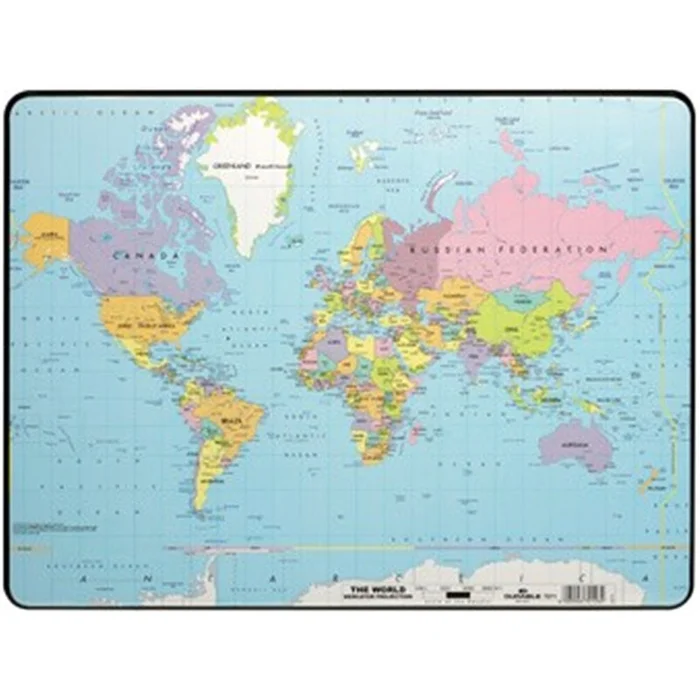 Sous-main mappemonde – sous main carte du monde