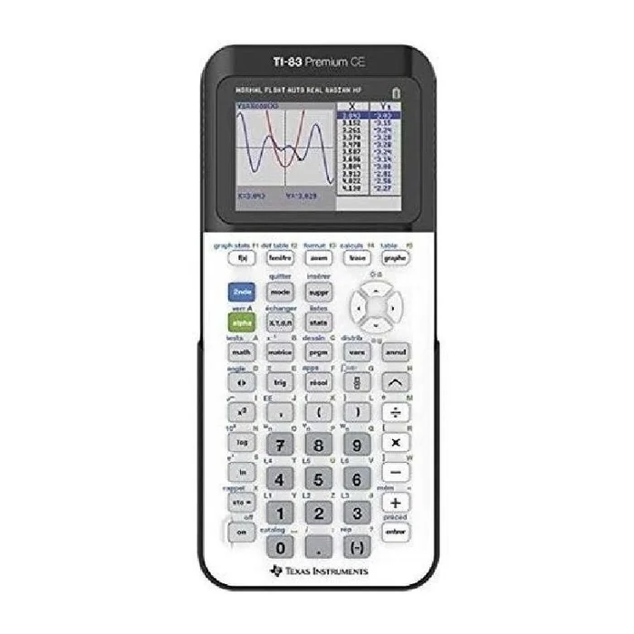 TEXAS INSTRUMENTS Calculatrice scientifique TI83 Premium CE mémoire 4Go, grand écran couleur