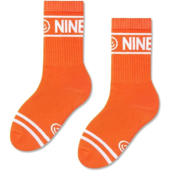 ZOOKSY Chaussettes Sportives Enfants NINETIES Antidérapantes 30-35 Orange